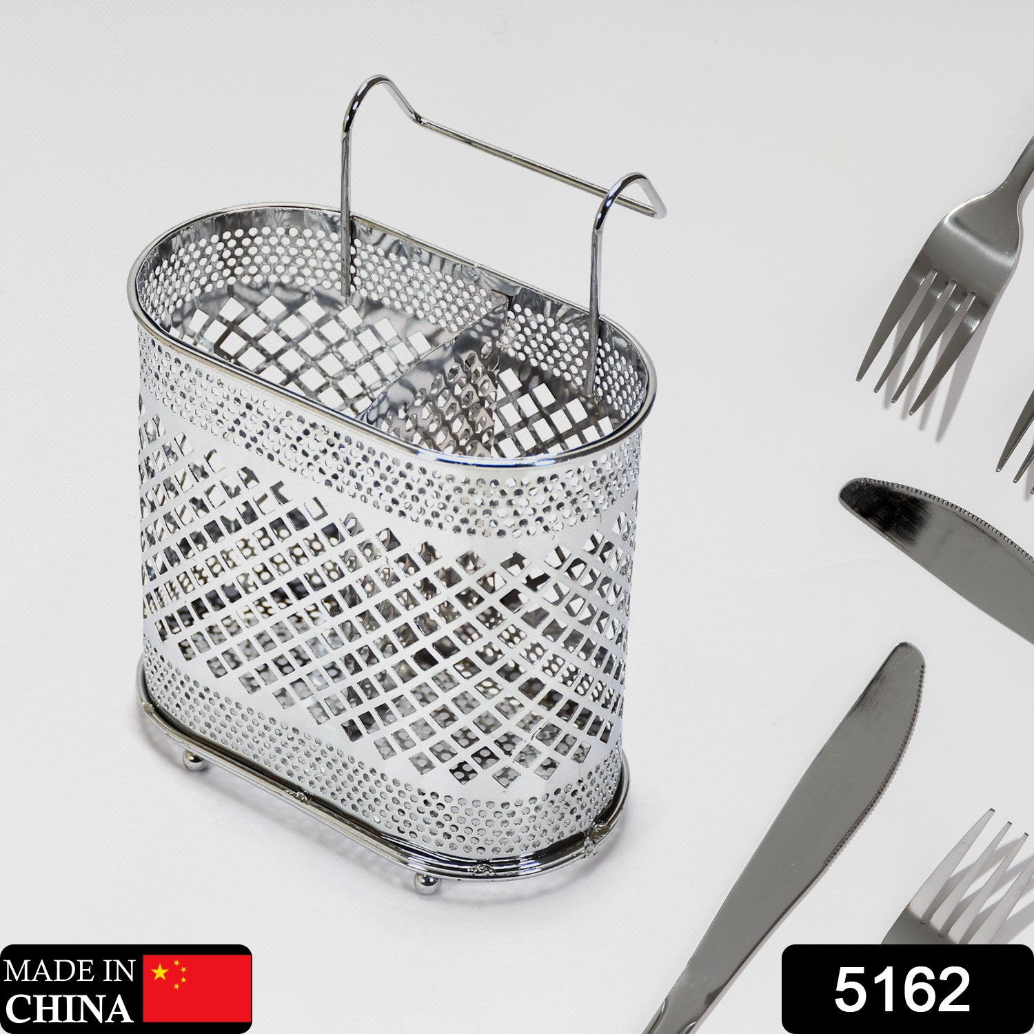 5162 Stainless Steel Spoon Stand Cutlery Rack for Kitchen & Dinning Table DeoDap 5162 Stainless Steel Spoon Stand Cutlery Rack for Kitchen & Dinning Table DeoDap